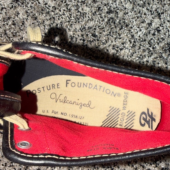 PF Flyers Posture Foundation High Top Black and Red Men’s Size 11 - Picture 7 of 9